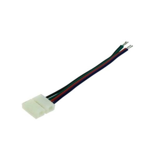 Connettore per Strip LED RGB SMD5050 10 mm CON FILO max 60 LED/Mt